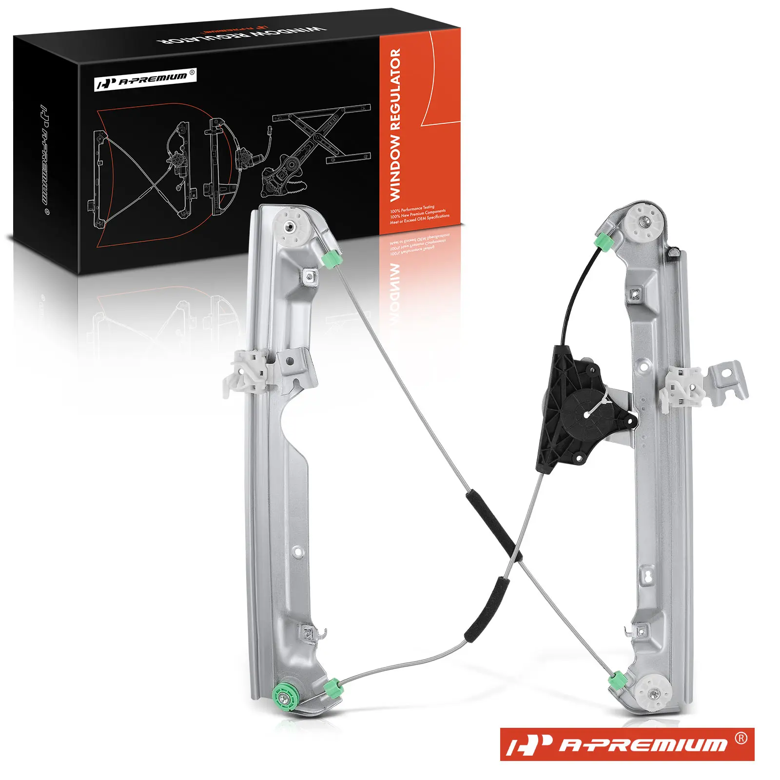 A-Premium Front Driver Side Power Window Regulator for Nissan Armada 2017-2019 Infiniti QX80 2014-2019 QX56 2011-2013