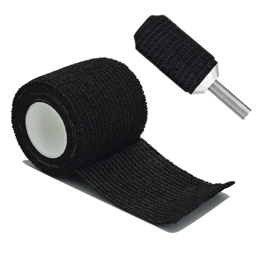 1/6/10 pcs black Gauze Medical Bandage Self-adhesive Breathable Elastic Bandages for Sports Fixing Finger Wrist Leg