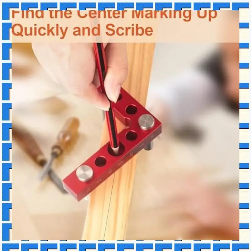 

ABNG Mini Small Square Center Finder Tool Pocket Square Woodworking Square Layout Square Marking Gauge