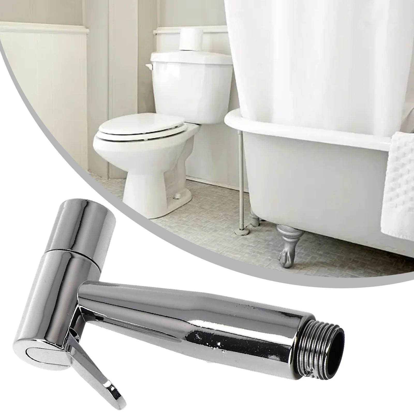 Protable Bidet Toilet Sprayer Stainless Steel Handheld Bidet Faucet Spray Home Bathroom Shower Head Self Cleaning Accessories