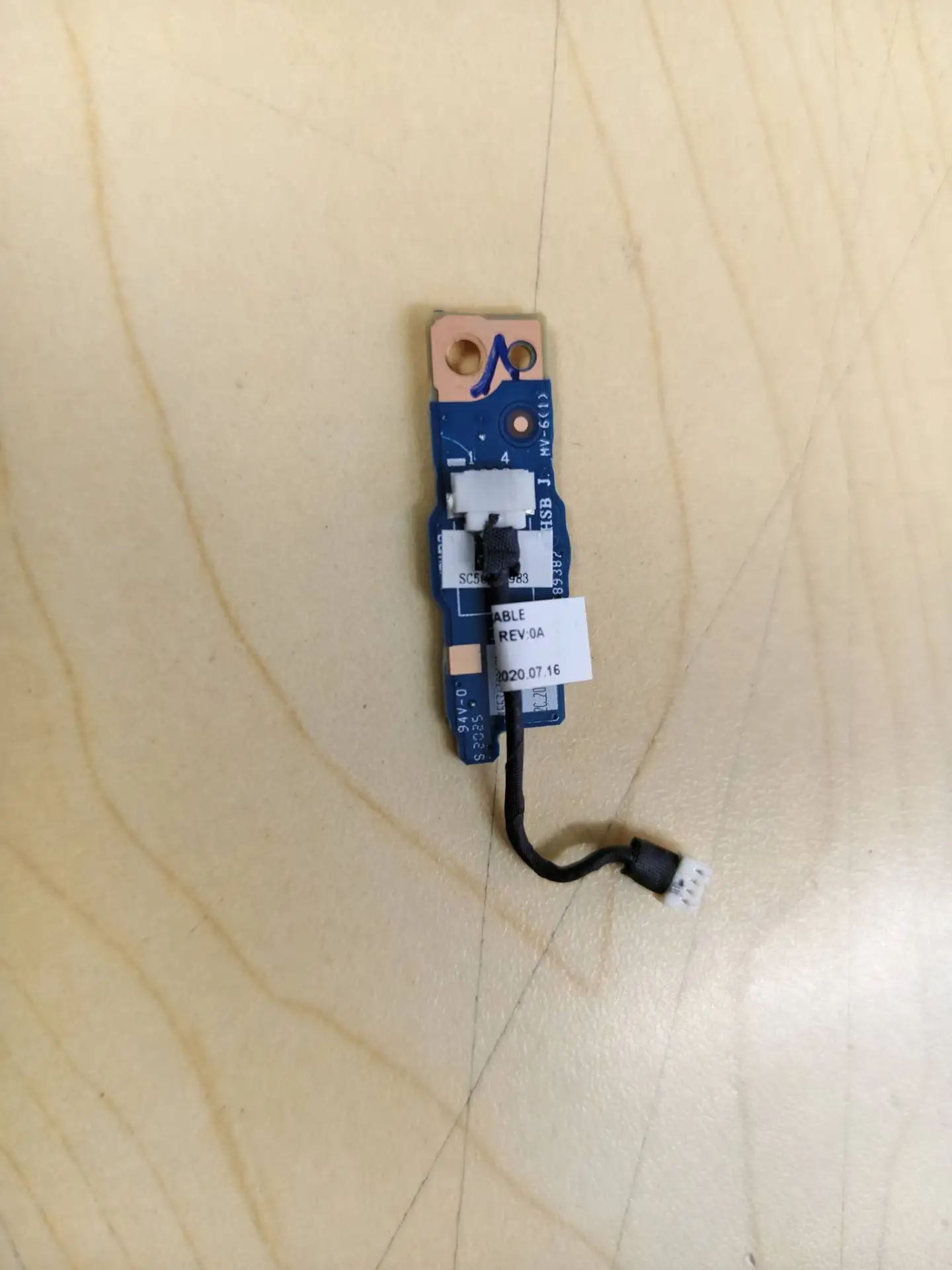 Used NS-B891 01YN272 for Lenovo Thinkpad X390 X395 T490S T495S Laptop Power Button Board Cable Switch Board Fast Ship view 2