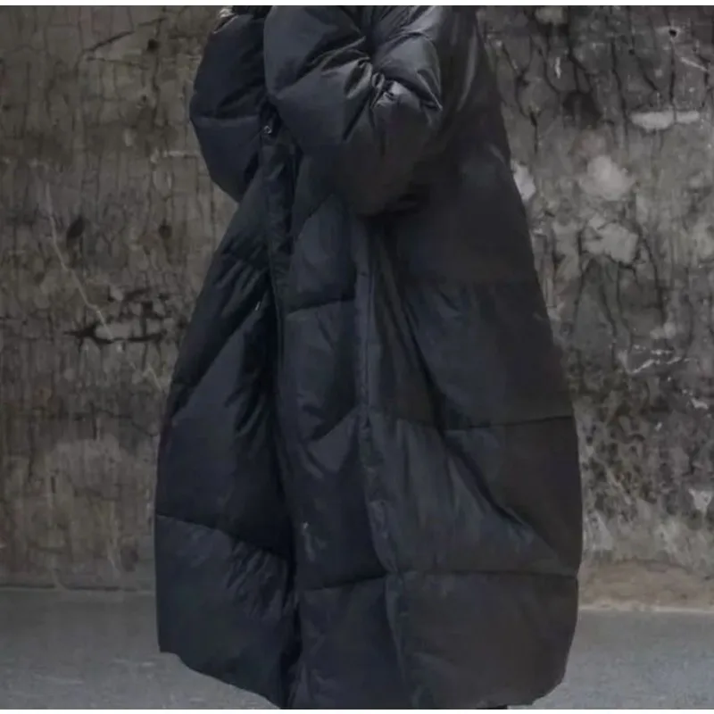Mode Casual Drie-proof Stijlvol Middellange verdikte capuchon Winter Winddicht Dikker jas Groot formaat donsjack Dames Los