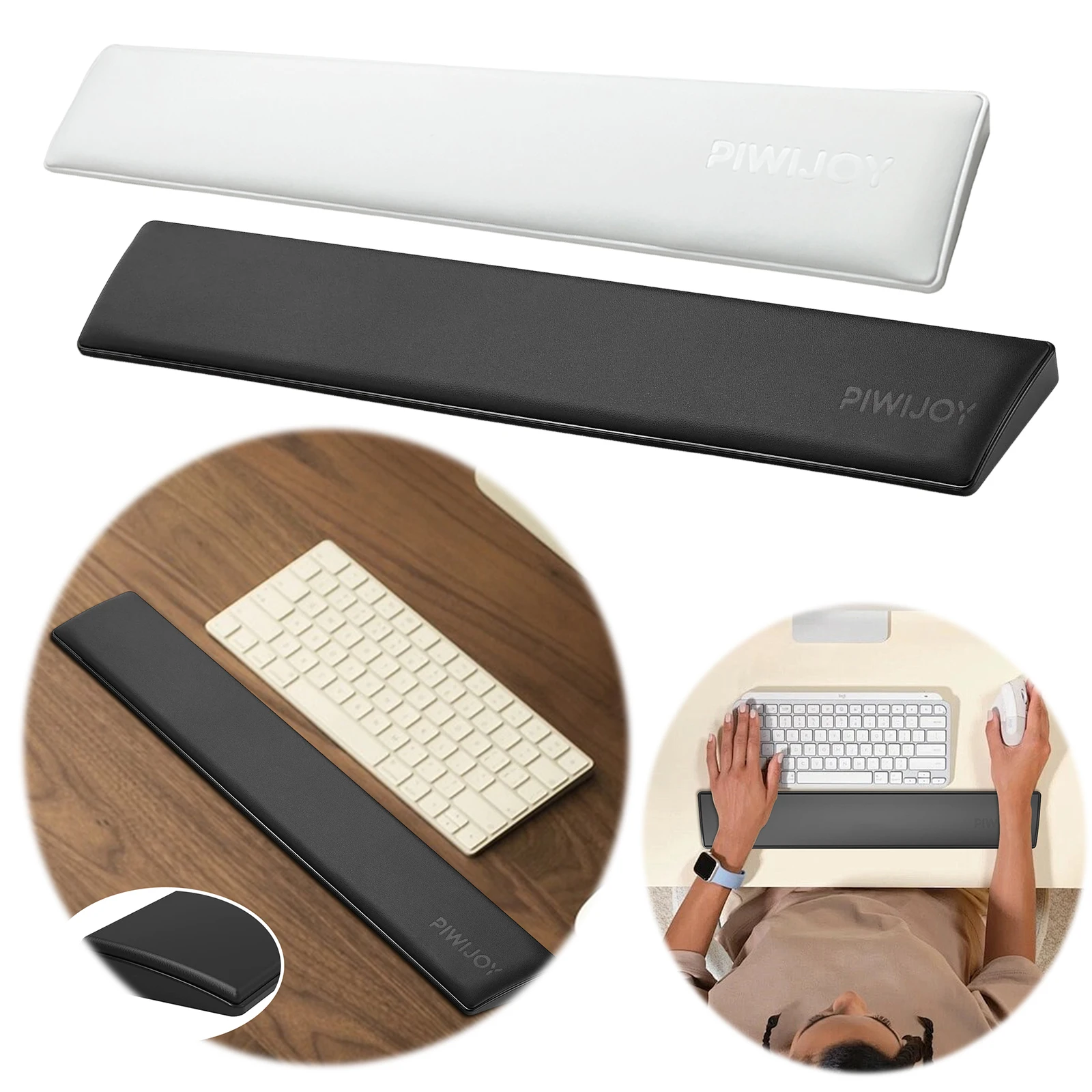 

Подставка для запястий для клавиатуры из пены с эффектом памяти, эргономичная подставка для запястий, подушка для запястий для клавиатуры, для компьютера, ноутбука, дома и офиса