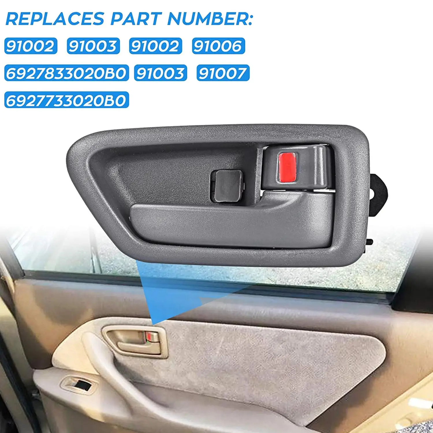 69205-AA010 69206-AA010 for Toyota Camry 1997 1998 1999 2000 2001 Car Front Rear Inner Door Handle