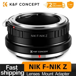 K&F Concept Nik F-Nik Z Camera Lens Adapter Ring for Nikon F/AF AI AI-S Lens to Nikon Z Z5 Z6 Z7 Z6II Z7II Mount Camera body