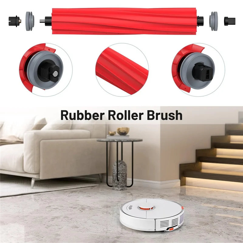 WHYY-Набор аксессуаров для Roborock S7/S7+/S7 Maxv/S7 Maxv Plus/S7 Maxv Ultra.Основные щетки, боковые щетки, фильтры HEPA, салфетки для швабры