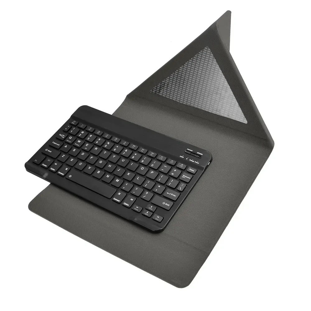 Funda protectora magnética Universal para tableta Pad con teclado inalámbrico Bluetooth funda protectora de cuero para teclado desmontable