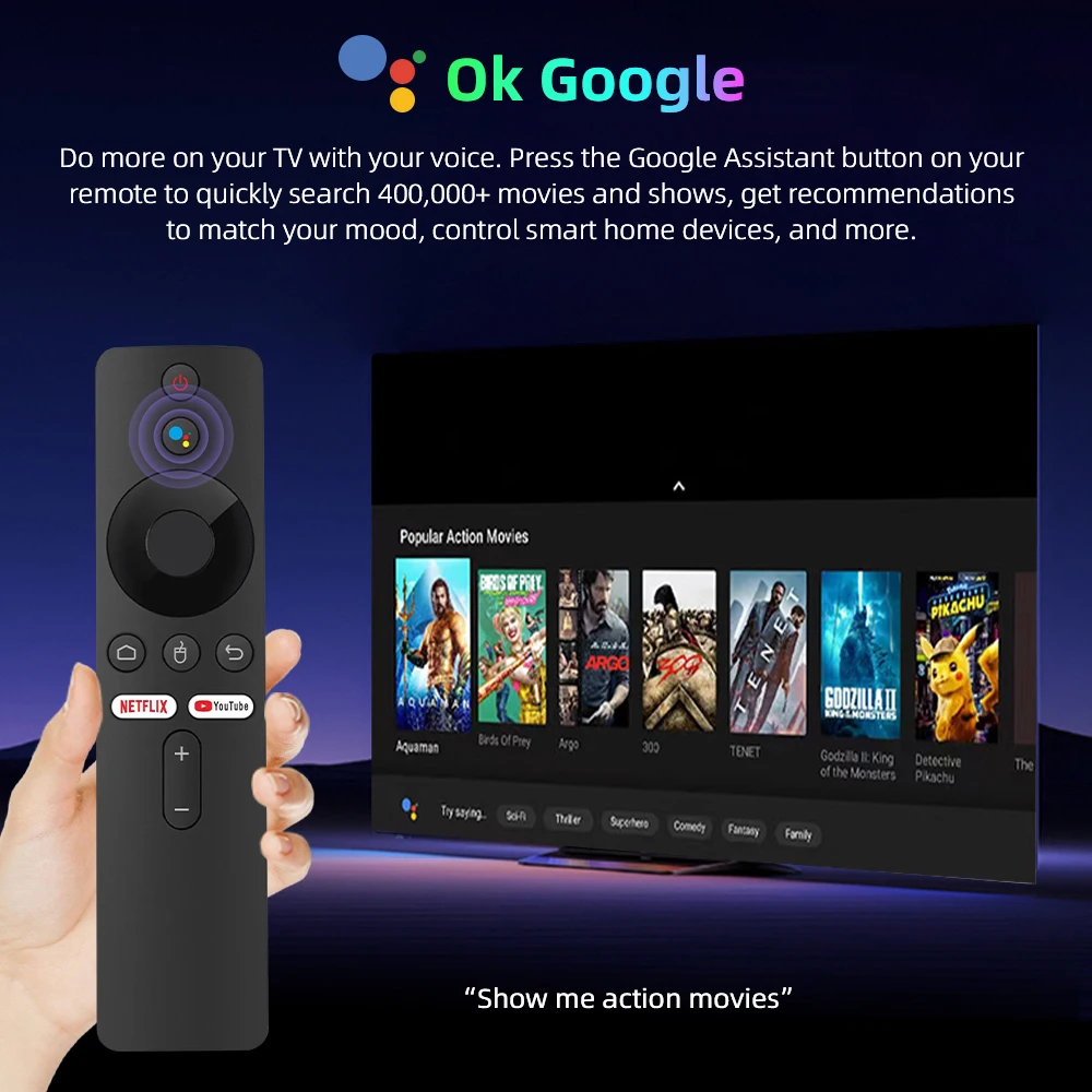 HOT Q1 8K Smart TV Box Android 13  Allwinner H313 2GB 16GB 5G Wifi BT voice assisant Media Player for various TVs image 4