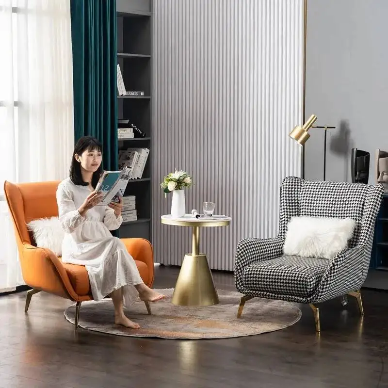 

Relax Makeup Living Room Chairs Office Rocking Lounge Luxury Dining Arm Chair Designer Bedroom Sillones Nordic Furniture WWH40XP