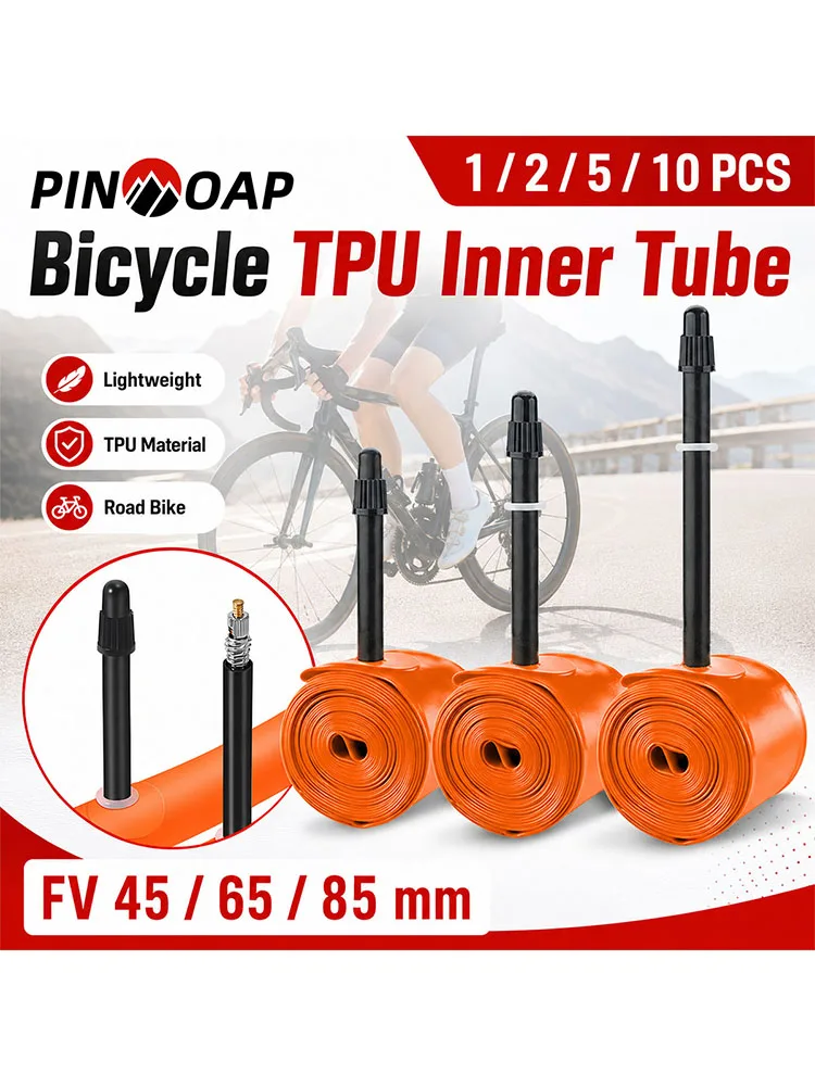 AliExpress pinmoap PINMOAP 700c Bike Tire Inner Tube Road Cycling Tube Presta Valve Lightweight Replacement Tube For Racing Training Bicycle Repair