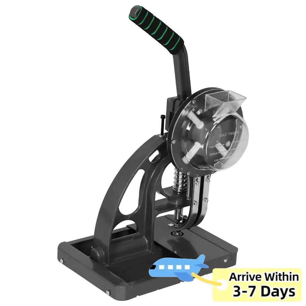 

Semi Automatic Eyelet Grommet Machine 8mm Eyelet Punch Tool Without Button Accessories for Fabric Leather Banners DIY Projects