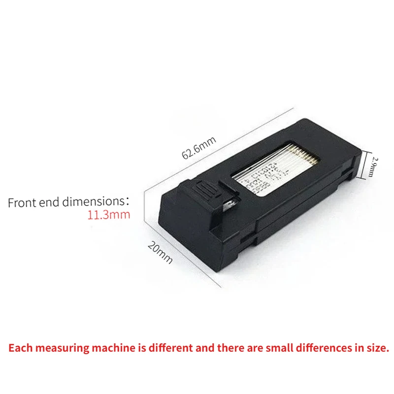 3.7V 1800mAh RC Drone Battery Rechargeable for E88 E99 P1 K3 P10 A13 S98 E525 High Magnification High-Endurance Drone Batteries