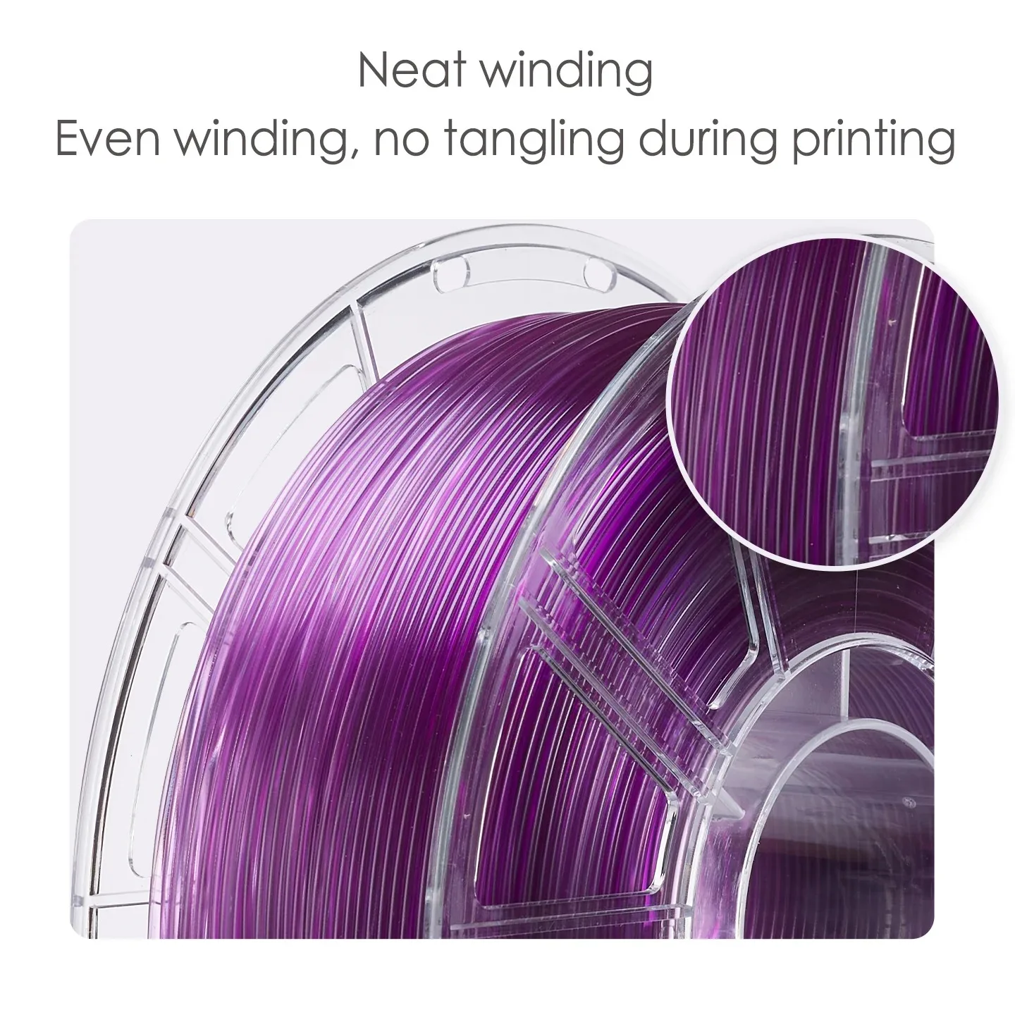 ANTINSKY PETG-Rainbow Filament 1.75mm 1KG, Rainbow Gradient Color, High Toughness Low Shrinkage, Glossy Surface FDM 3D Printer M