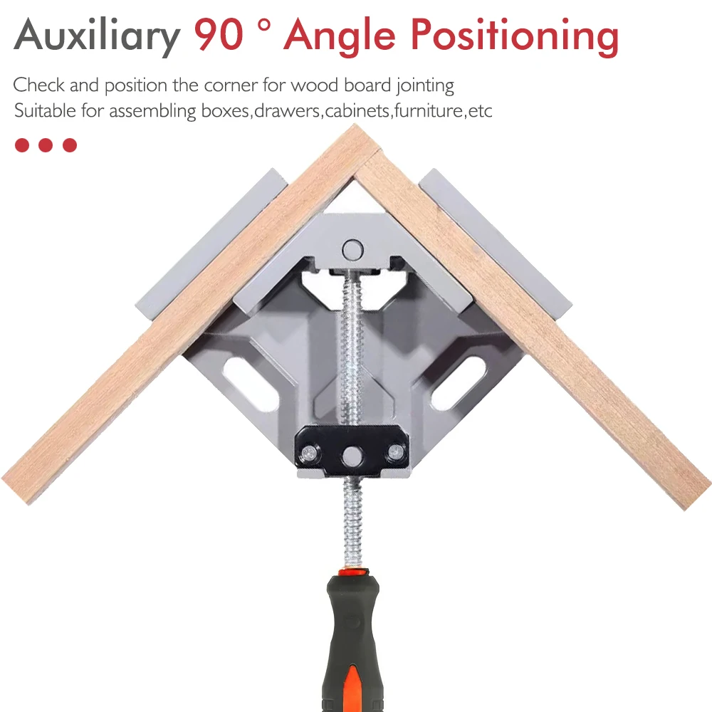 68mm 90 degree angle corner Clip clamps for woodworking Picture Photo glass Frame Corner Right Angle Clamp For Furniture