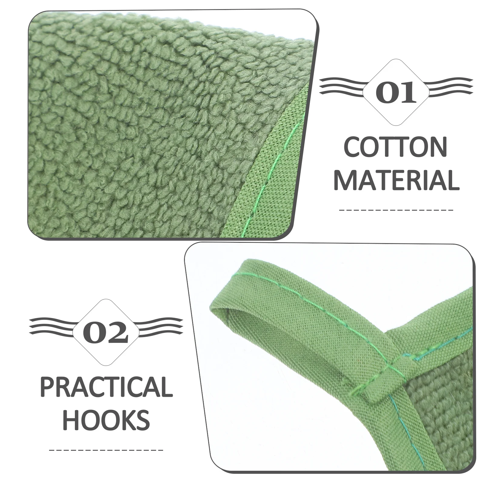 

4Pcs Cotton Pot Holders Reusable Hot Plate Mat Heat Insulating Decorative Placemat for Kitchen Dining Room Coffee Table