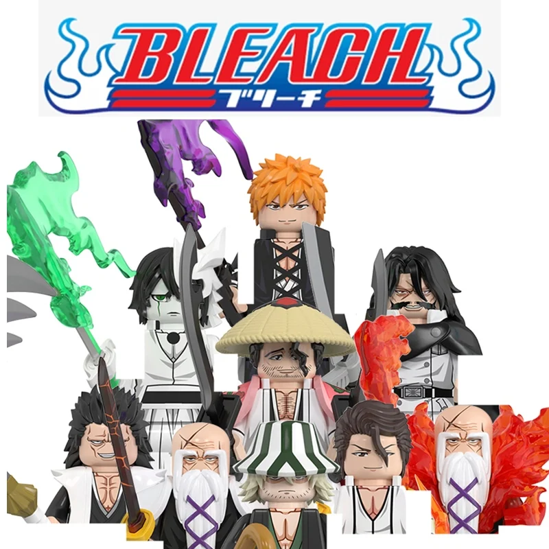 BLEACH Kurosaki Ichigo Anime Mini Man Blocks Figure