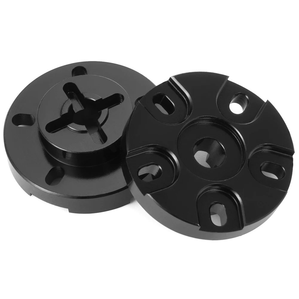 TRINOOD 2Pcs Aluminum Alloy Wheel Hex Hub Adapters for 1/12 Tamiya Lunch Box Upgrade Parts