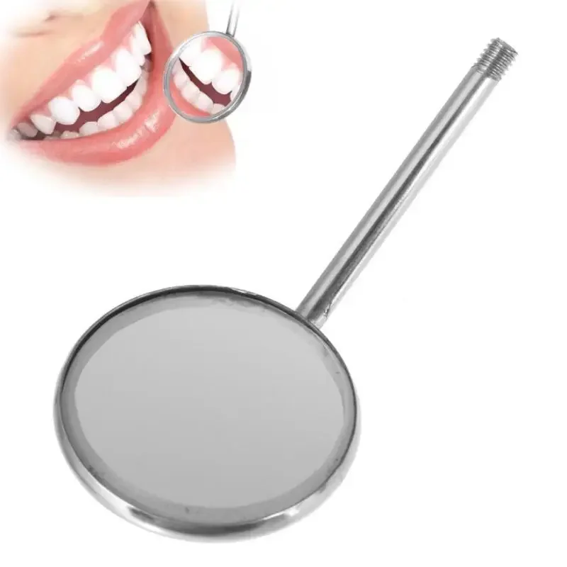 

1/12Pcs/box Dental Mouth Mirror Head Stainless Steel Cone Socket Intraoral Oral Mirror For Inside Mouth Accessory