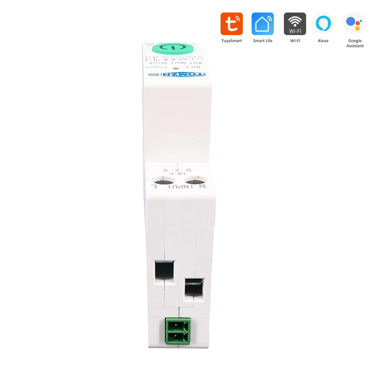 Imagem -06 - Monofásico Wifi Interruptor Inteligente Medidor de Energia Kwh Medição de Monitoramento Disjuntor Relé Temporizador Mcb Tuya Vida Inteligente 40a