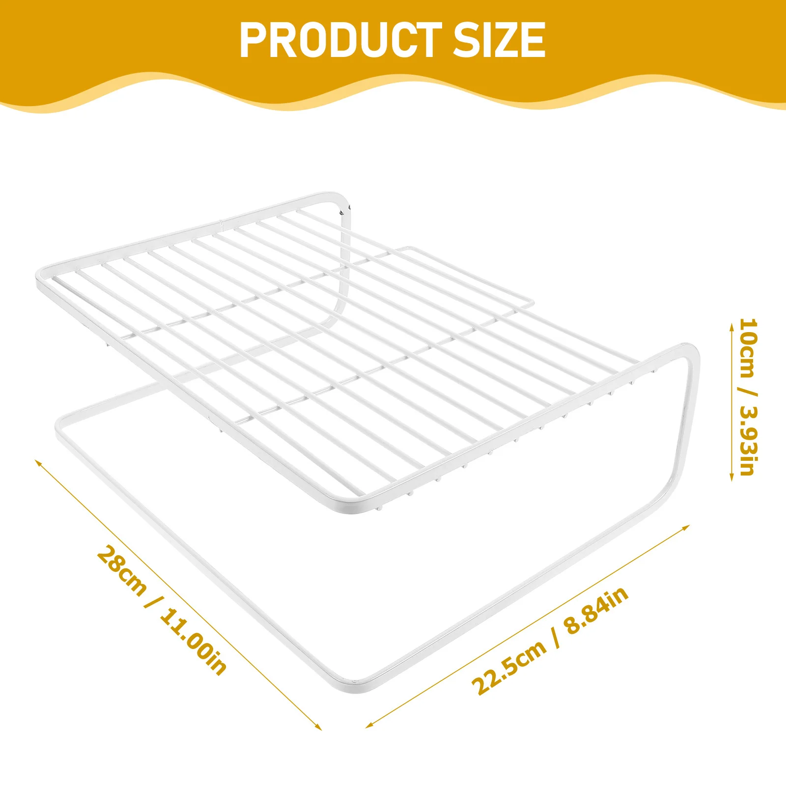 Sturdy Router Storage Holder Double-Layer Desk Bracket Easy Clean Practical Organizer for Home Office Use Router Shelf