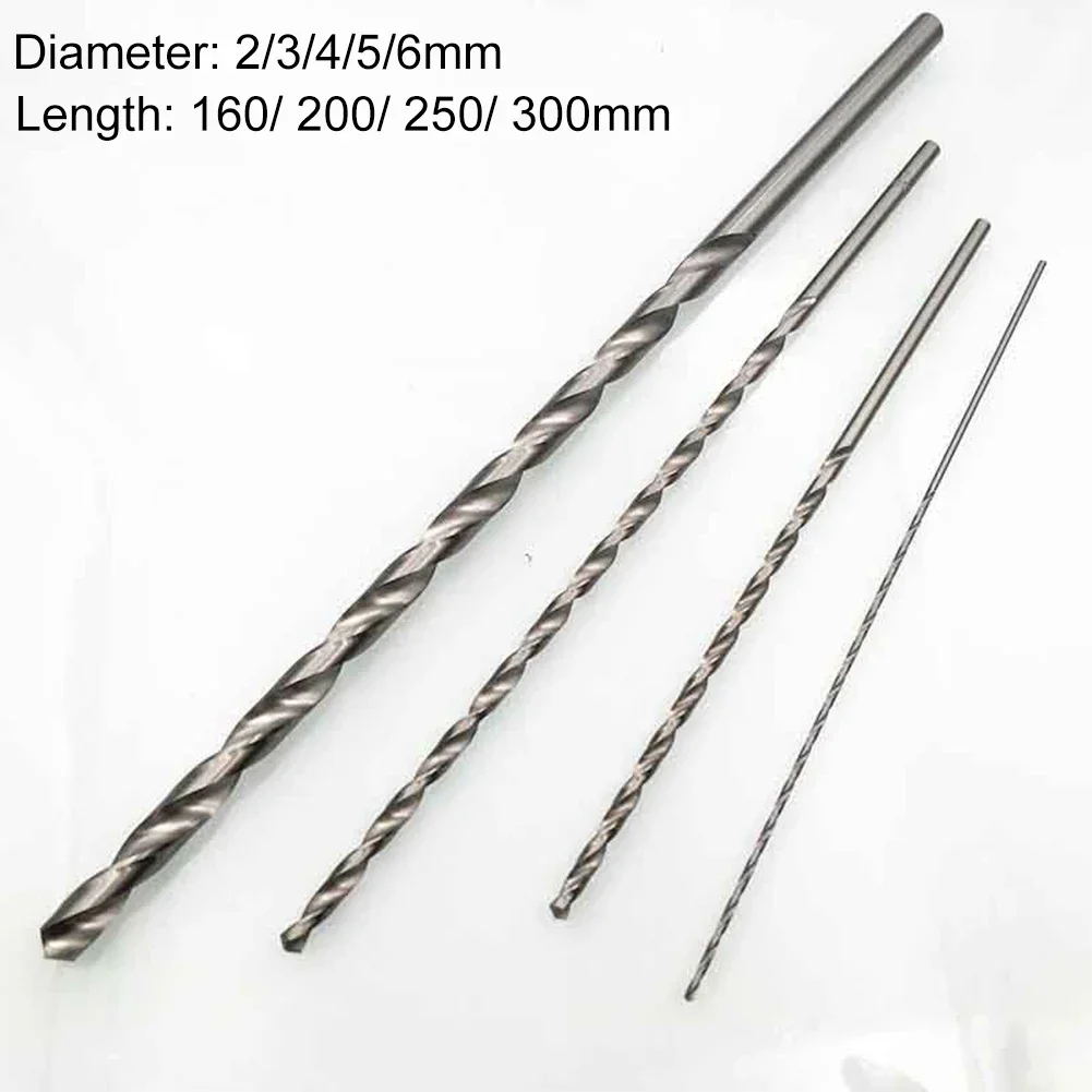 Hss-ドリルビットのセット,直径2〜6mm,長さ160〜300mm,ストレートシャンク,ドリルビット,木材,アルミニウム,プラスチック