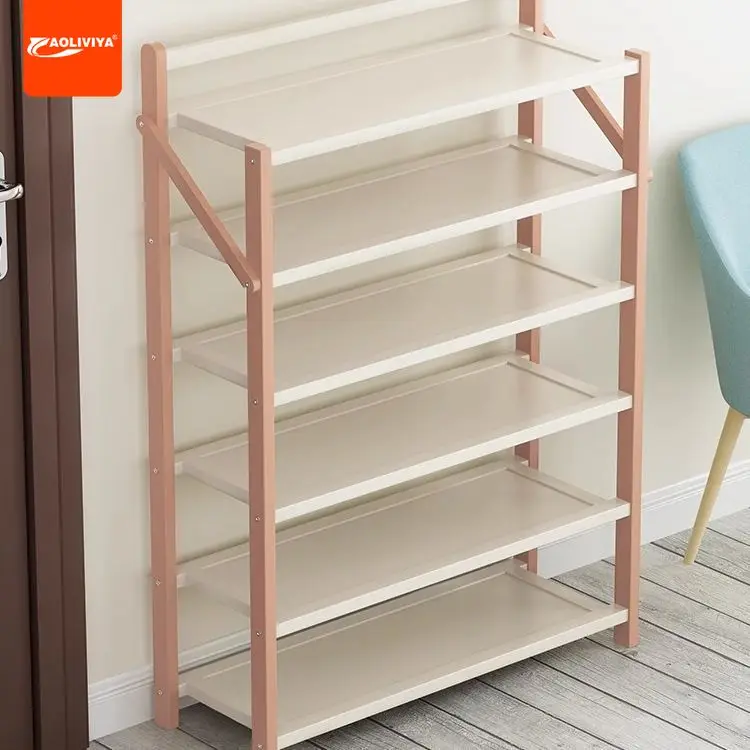 

Aoliviya Shoe Rack Installation-Free Folding Shoe Cabinet Dormitory Door Simple Household 2022 Best-Selling New Type Rental Hous