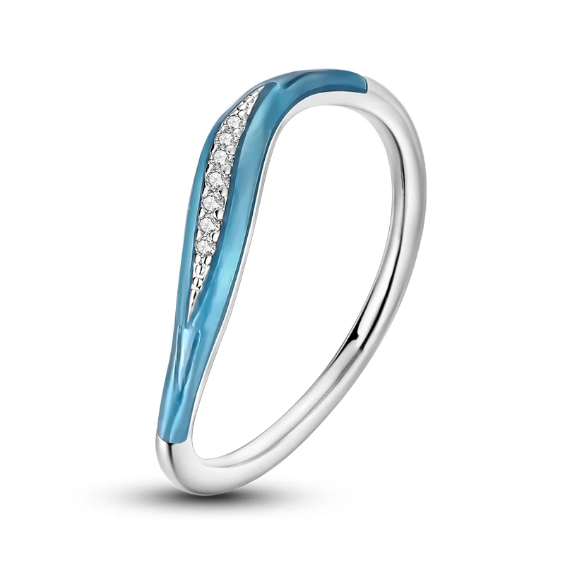 Women's Silver Star Cross Infinity Bow Zircon Ring