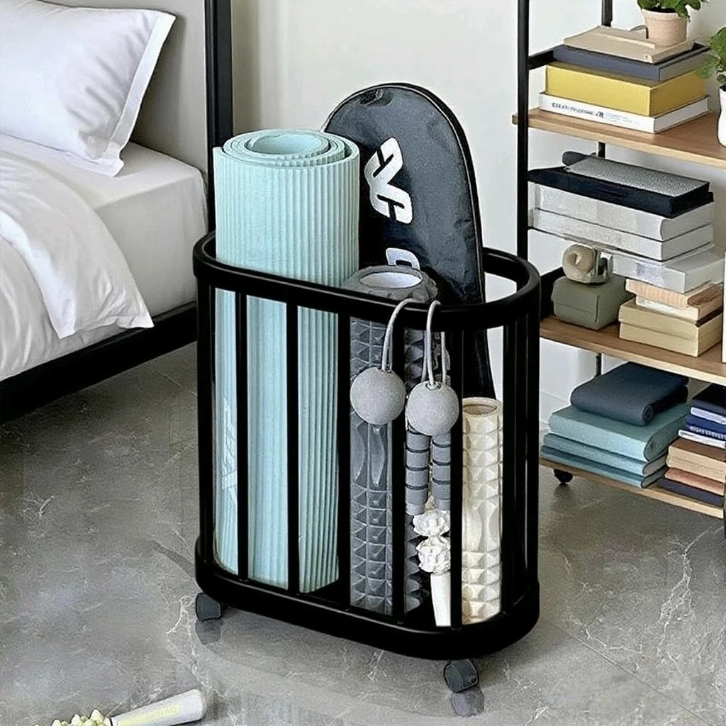 Sports Equipment Trolley - Wielofunkcyjny metalowy regał na sprzęt sportowy