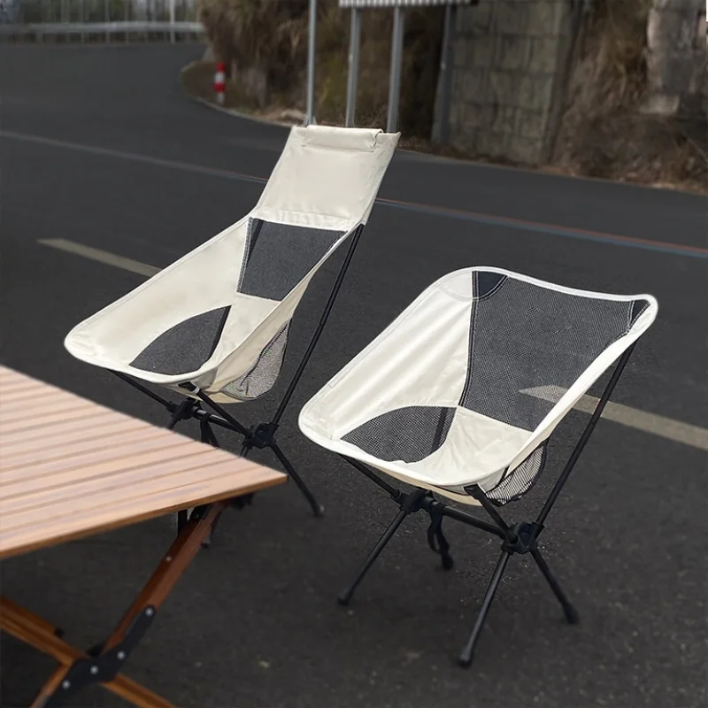 

Outdoor Portable Folding Camping Chair Collapsible Lengthen Camping Seat for Fishing BBQ Picnic Beach Ultralight Travel Chair