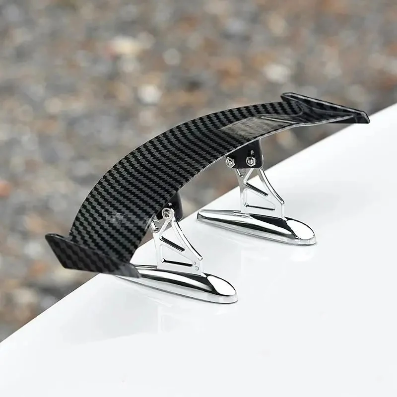 High Quality Adjustable Fixed Carbon Fiber Aerodynamic Rear Exterior Spoiler Modification Wing Fits Palisade Universal