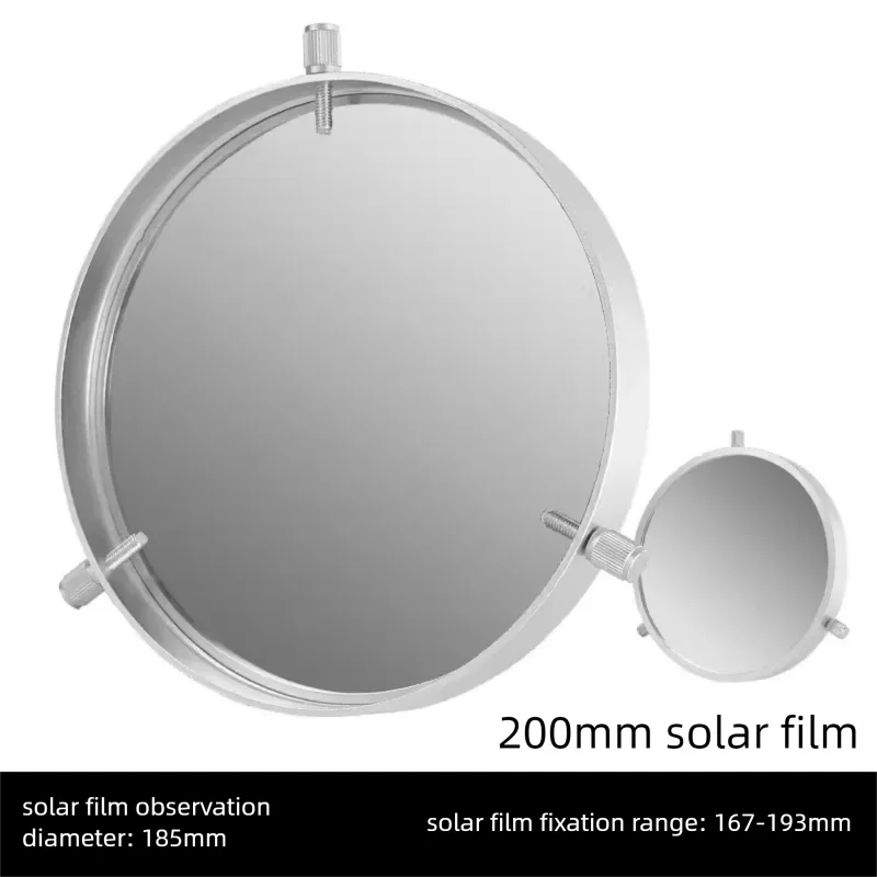 Angeleyes Sonnenfilter für Sonnenfinsternisse und Sonnenfleckenbeobachtung, kompatibel mit 80-250mm Teleskopen