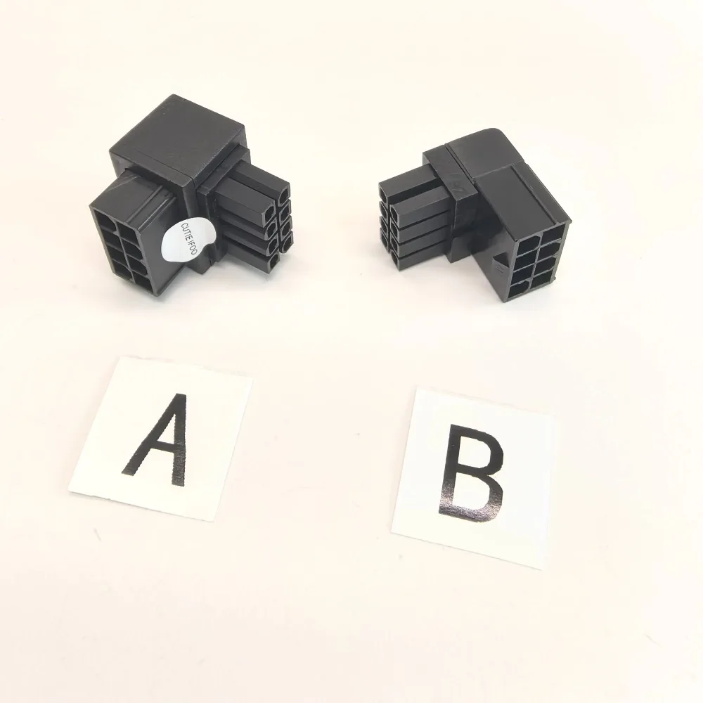 

ATX Motherboard CPU 8Pin Male To 8P Female 90 Degree Angled Power Adapter Connector for Desktop Computer