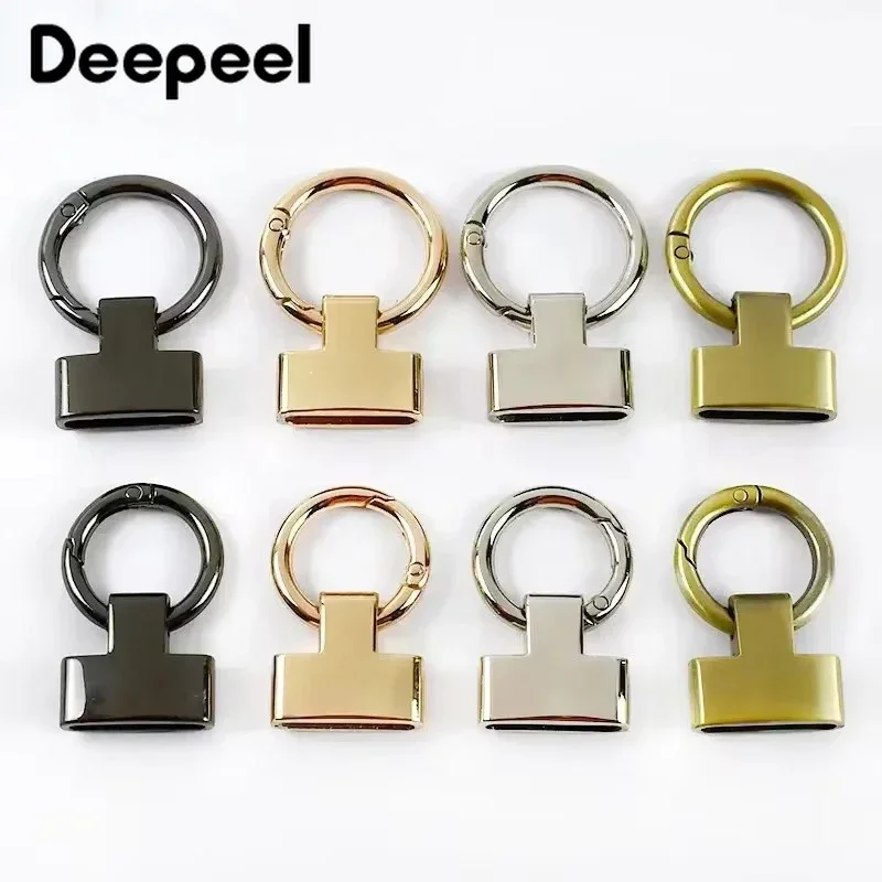 

5-20Pcs 20/25mm Deepeel O Ring Metal Buckles Handbag Belt Snap Clasp Bag Sides Clip Buckle Hook for Keychain Hardware Accessory