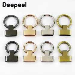 5-20Pcs 20/25mm Deepeel O Ring Metal Buckles Handbag Belt Snap Clasp Bag Sides Clip Buckle Hook for Keychain Hardware Accessory