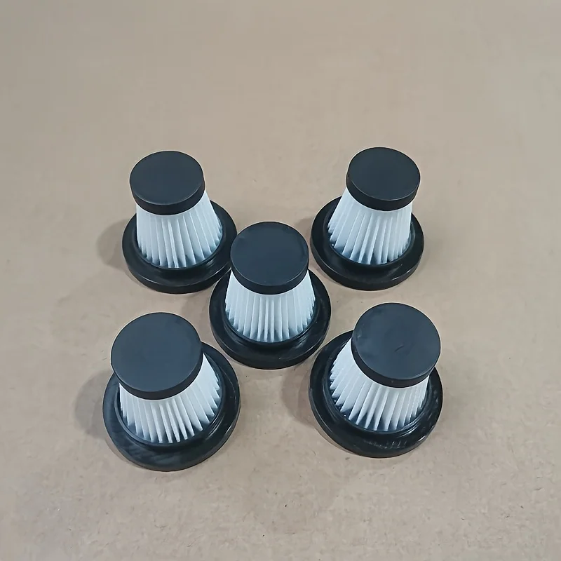 5Pcs Handheld Vacuum Replacement Filters Car & Home Mini Vacuum Filters,Trap Dust Hair Fine Particles, Maintain Powerful Suction