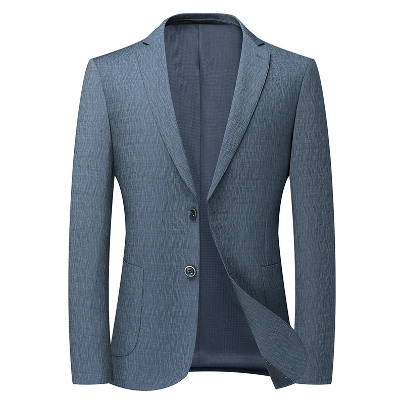 

2023 New spring Blazers Men Brand Jacket Fashion Slim Casual Coats Handsome Business Jackets Suits Men's Thin Blazer Tops 9912