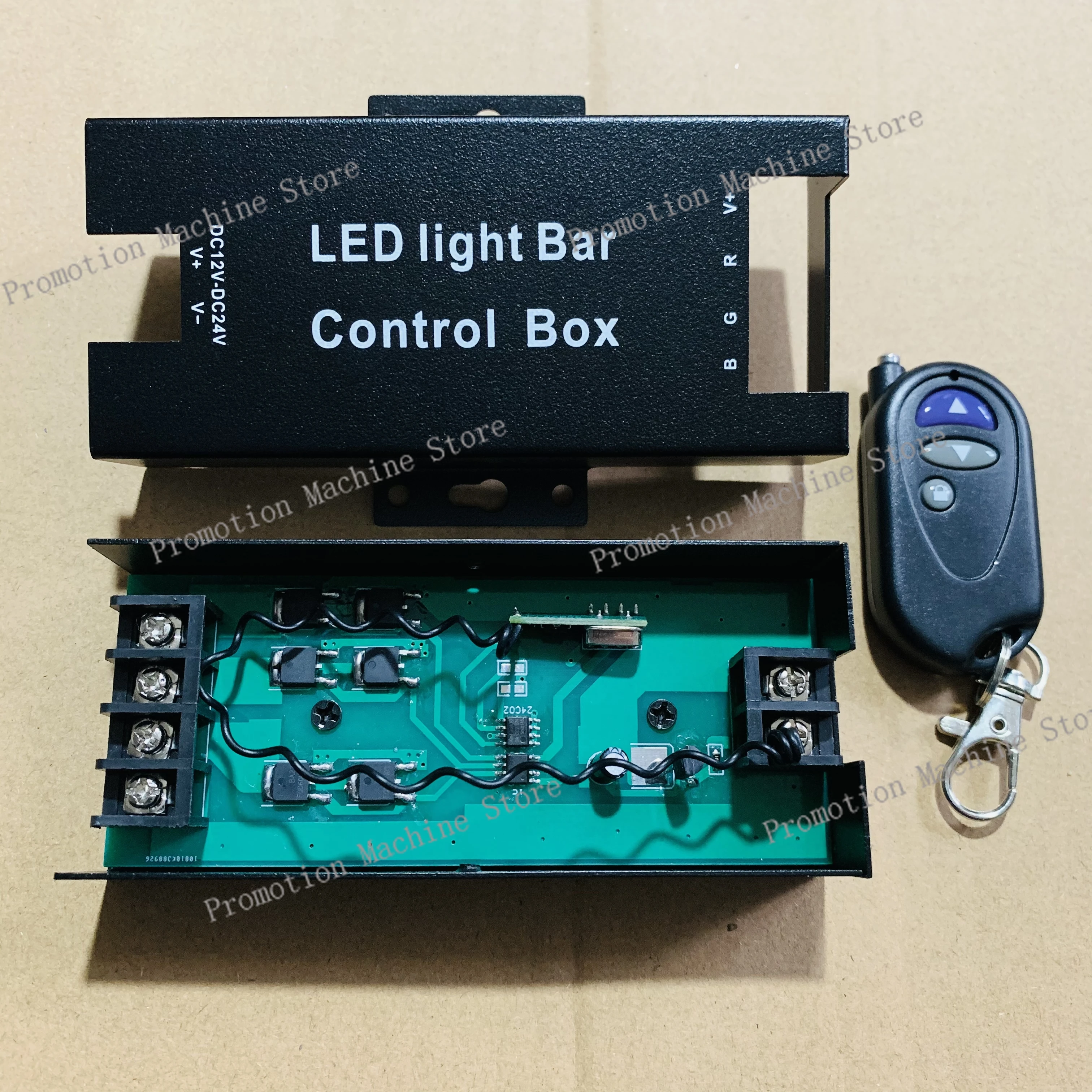 

12v24v Auto led warning light controller Car truck Roof LED Bar Wiring Relay switch Wireless remote light bar strobe flasher box