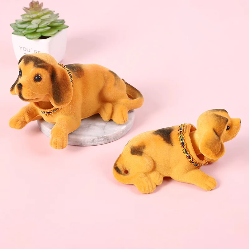 Ornaments Shaking Head Dog Doll Car Dashboard Toys Cute Nodding Puppy Auto Interior Accessories Auto Decor Kids Gift