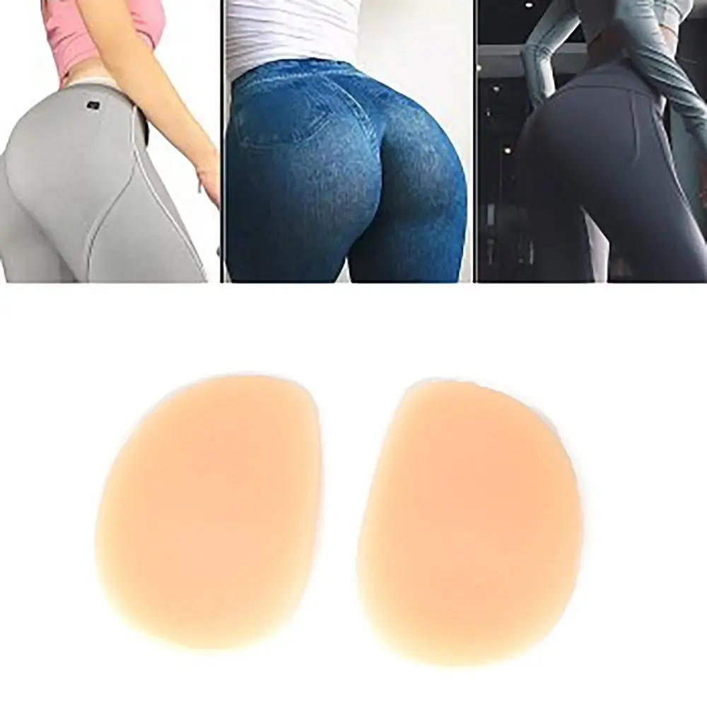 1Pair Delicate Silicone Buttocks Enhancers Comfortable Inserts Natural Looking Butt Pads Push Up Buttocks Contour Men Women