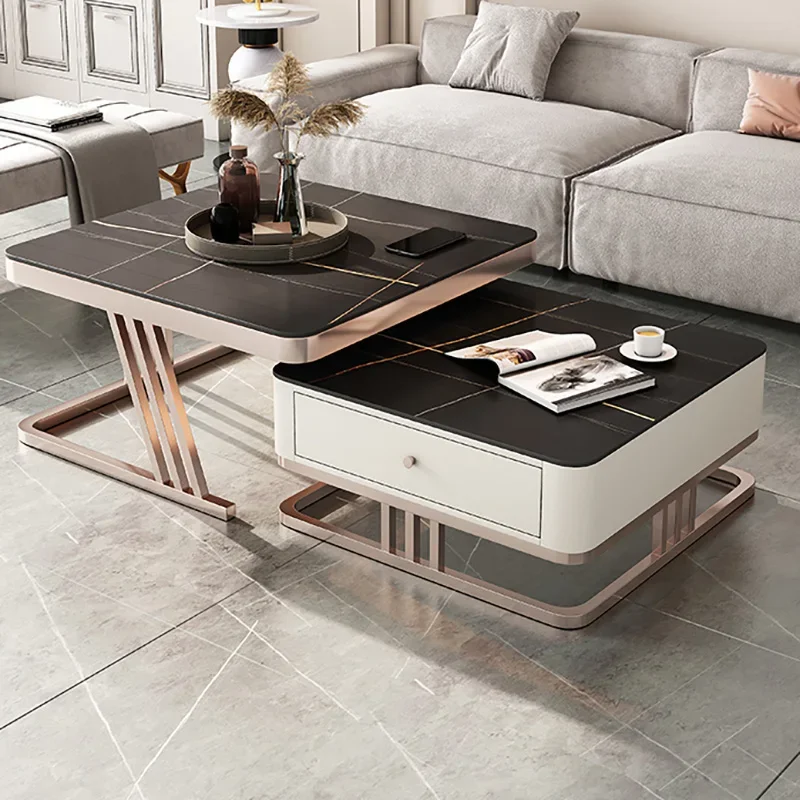 Glass Luxury Nordic Coffee Tables Living Room Cheap Storage Coffee Tables Modern Design Tavolino Da Salotto Home Furniture