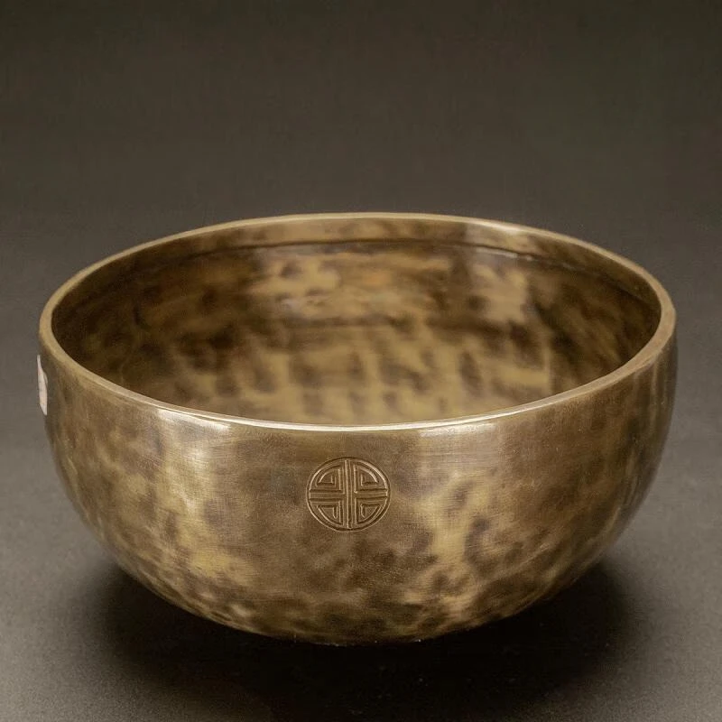 Nepal Handmade Buddha Bowl Sound Healing Instrument Original Tibetan Full Moon Bowl Decorative Yoga Meditation Accessories image 2