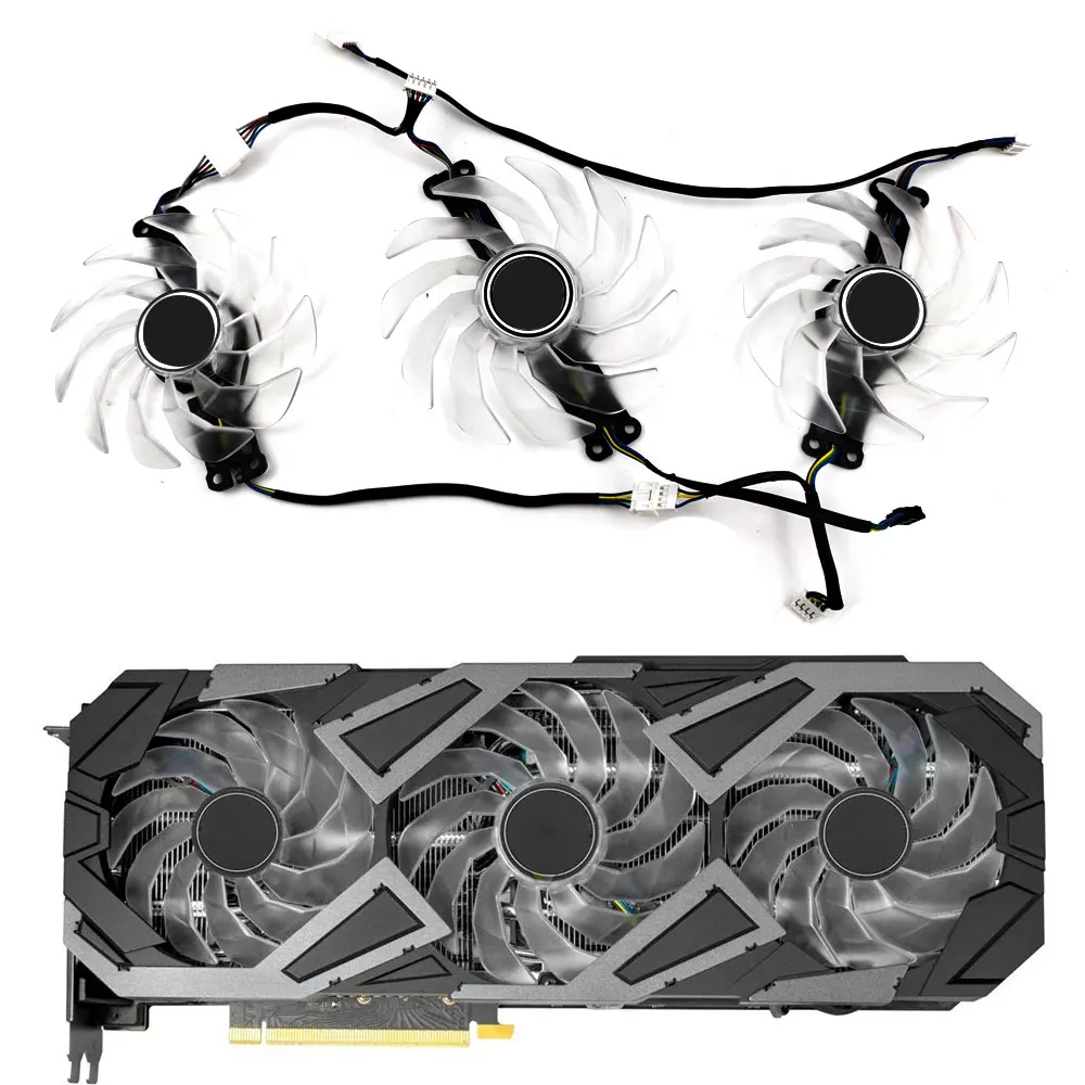 

102MM TH1015S2H-PBA01 92MM TH9215S2H-PDB03 Video Card Fan For KFA2 GALAX RTX 3080 3070Ti 3080 Ti EX Gamer Replacement Fans