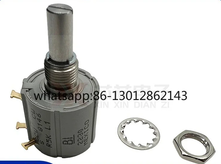 Potentiometer 8146R5KL.1 Rotary Position Sensor 8146R Wire Winding Precision Potentiometer