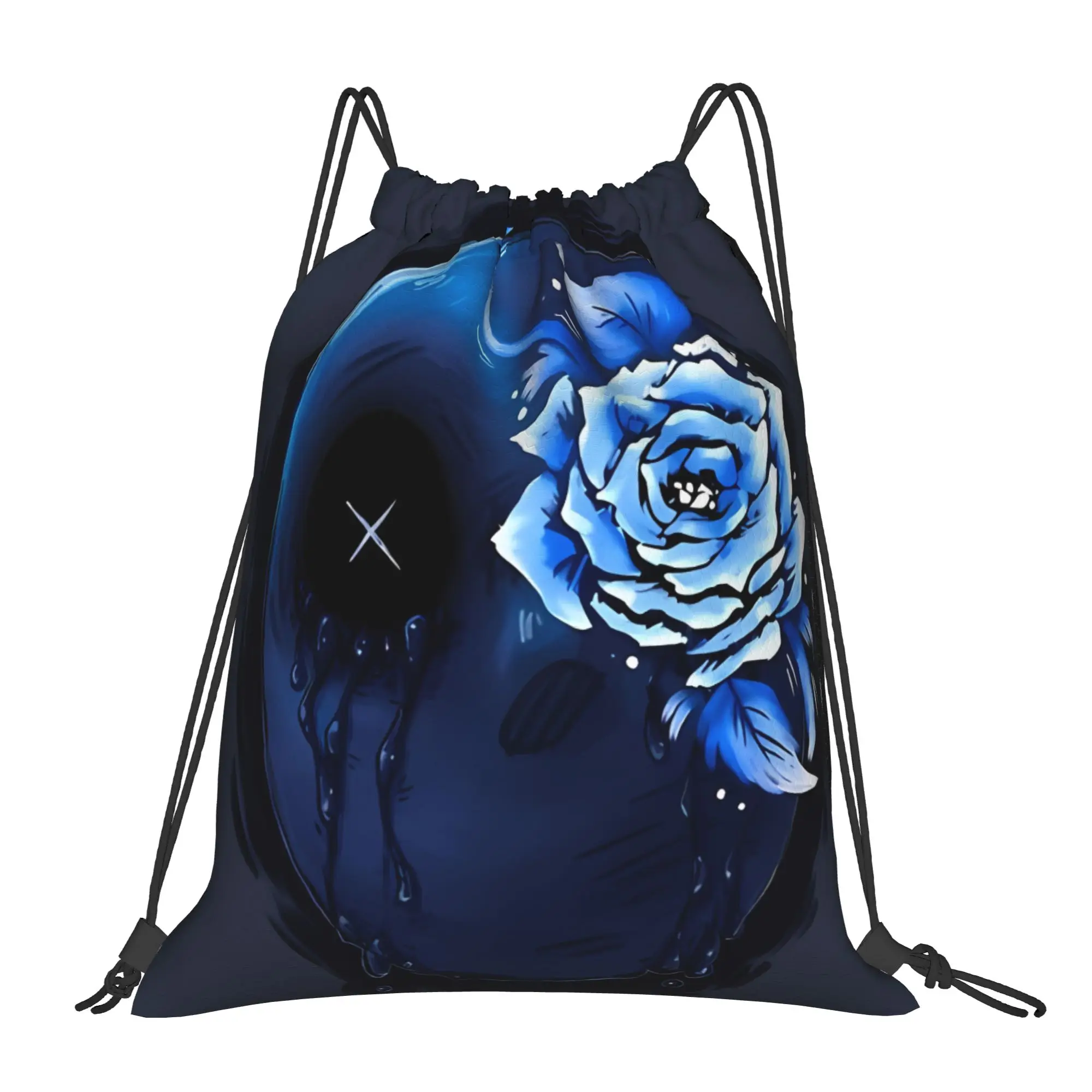 Eyeless Jack Horror CCreepypasta Portable Hiking Riding Gym Drawstring Vintage Horror Storage Backpacks