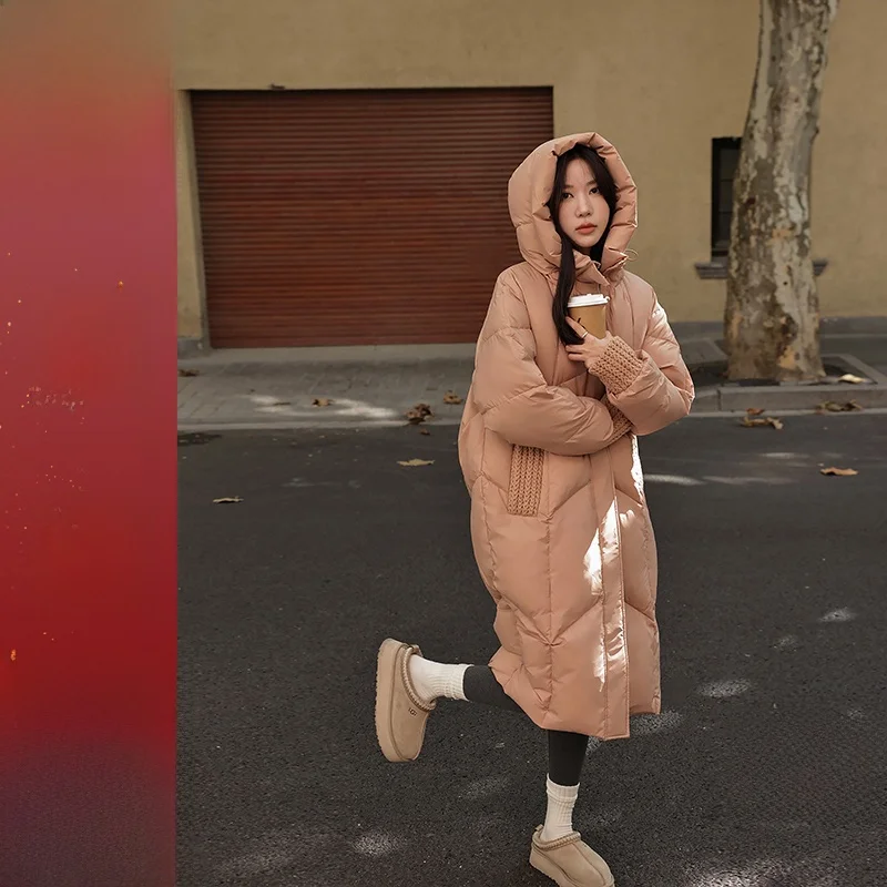 

Модная утепленная куртка с 3D-вышивкой, длинная верхняя одежда, теплая, в стиле Bellova, Zhang PEBEBE, повседневный стиль, полиэстер