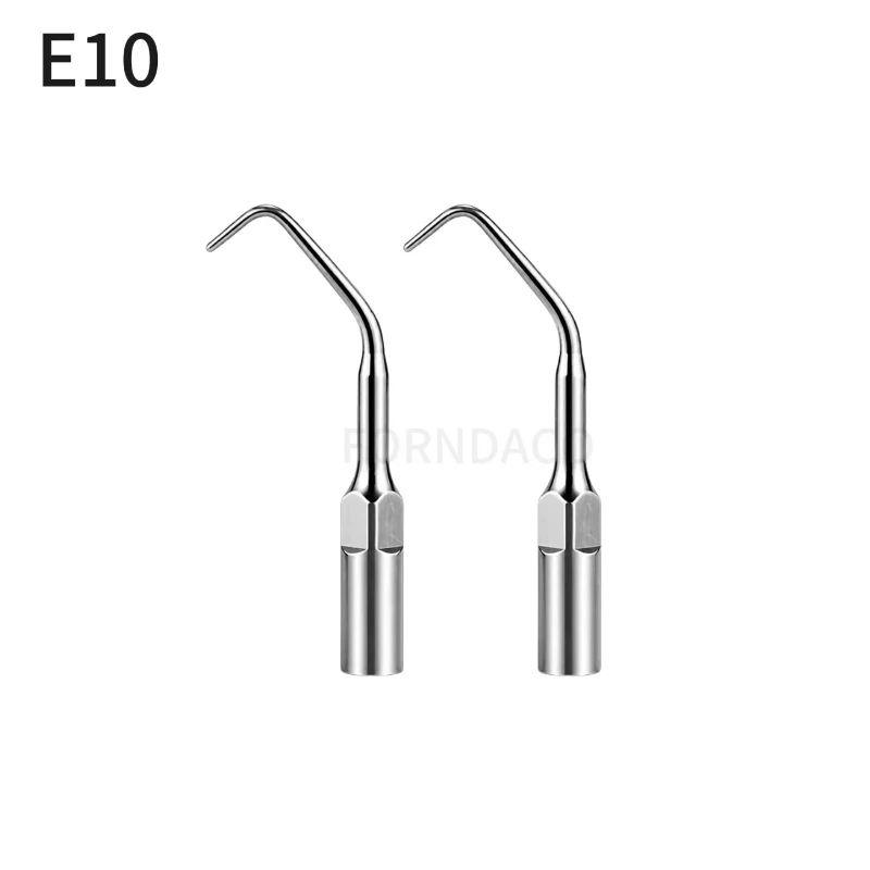 2pcs E10 Dental Scaler Tips For EMS Woodpecker Scaler Handpiece Dental Ultrasonic Scaler Scaling Tip Dental Equipment Dentist