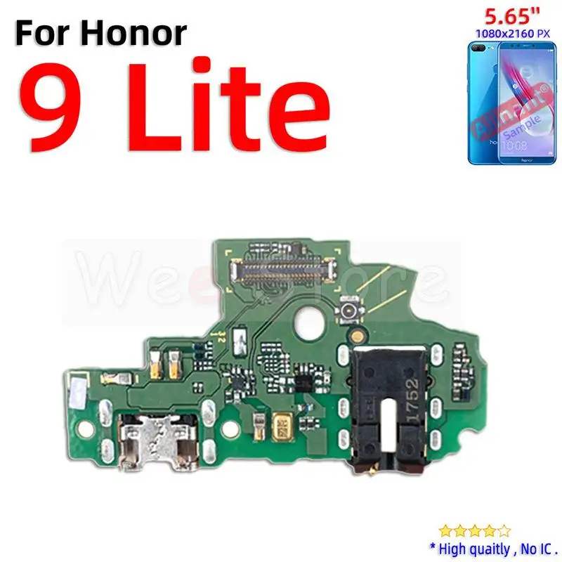 AiinAnt Charger Dock Connector Port Fast Charging Board Flex Cable For Huawei Honor 9 9A 9C 9N 9i 9s 9X Lite Pro Phone Parts