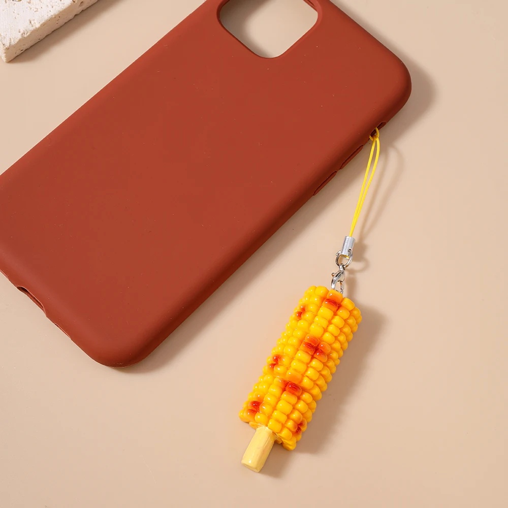 Aihua Simulation Foood Grill Telefon Kette Hängen Telefon Gurt Handgemachte DIY Schlüsselbund Anhänger Mobile Lanyard Schmuck Geschenke – Detail 3