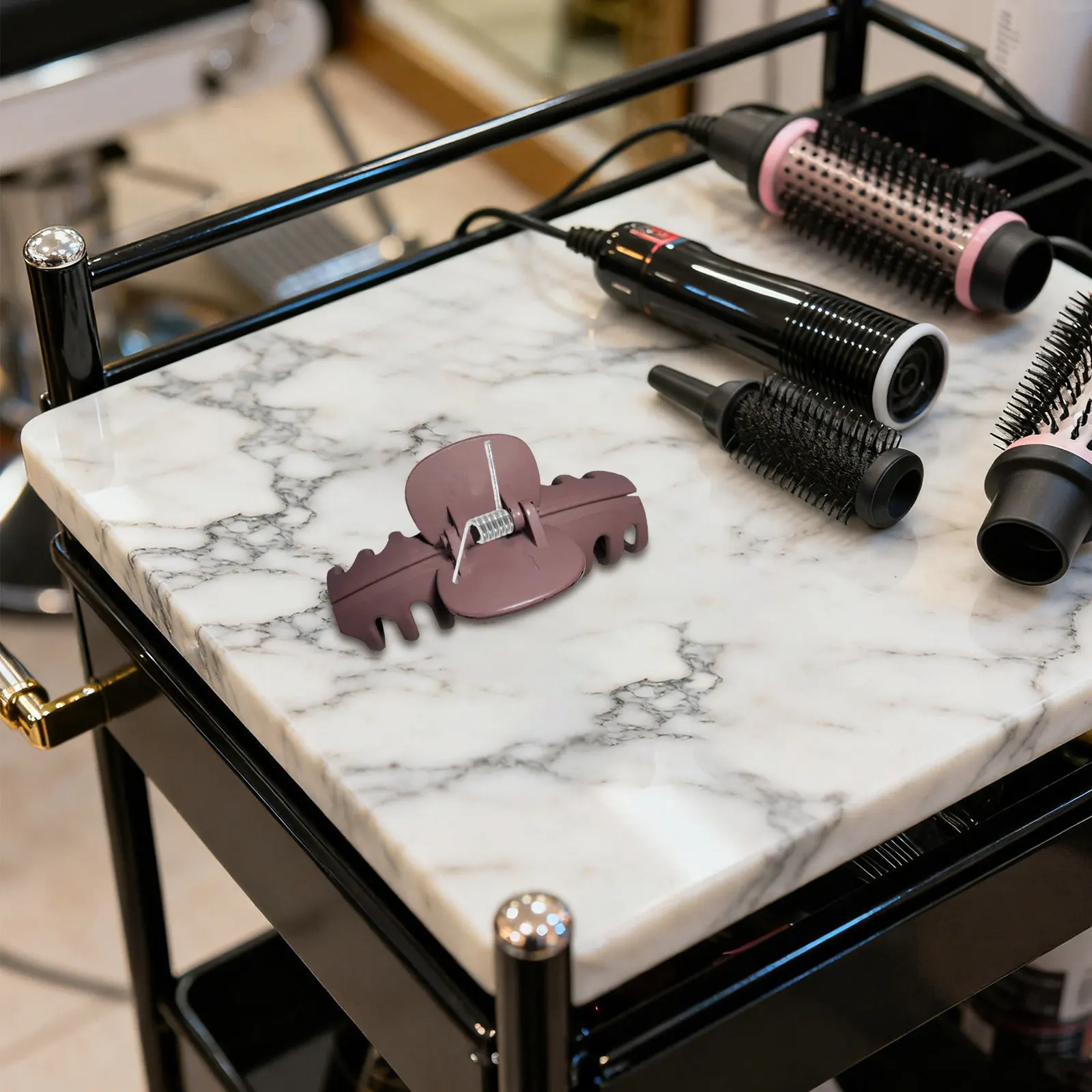 

8Pcs Spring Clips Fasteners for Hair Claw Clip Stainless Steel Torsion Spring for Hair Clip DIY Hardware Silver