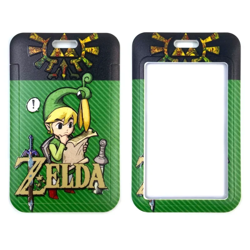 Zelda Tears of The Kingdom Card Holder Cell Phone Lanyard Student Cartoon Credit Card Holders Bank ID Holders Bus Card Cover Cas